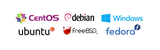 OS pasirinkimas: CentOS, Ubuntu, Debian, FreeBSD, CoreOS arba Windows Server