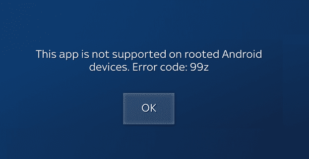 Τι σημαίνει ο κωδικός σφάλματος Android 99z;
