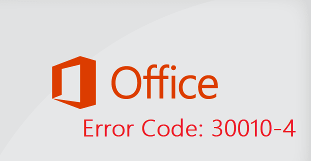 Com solucionar el codi derror de Microsoft Office 30010-4