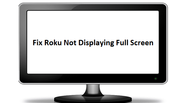 Resolució de problemes de Roku que no es mostra a pantalla completa