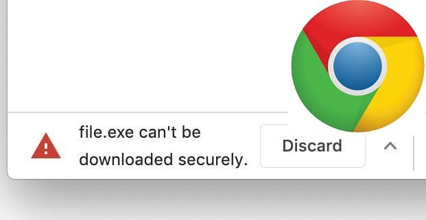 Chrome: Αυτό το αρχείο δεν μπορεί να ληφθεί με ασφάλεια