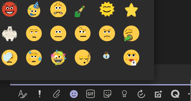 Emojis Microsoft Teams ne radi