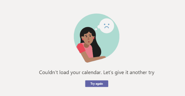 Oprava Microsoft Teams nemohl načíst váš kalendář