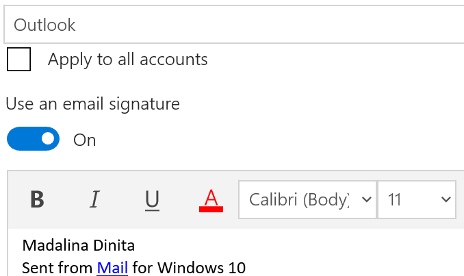 Office 365: Nelze přidat opravu podpisu
