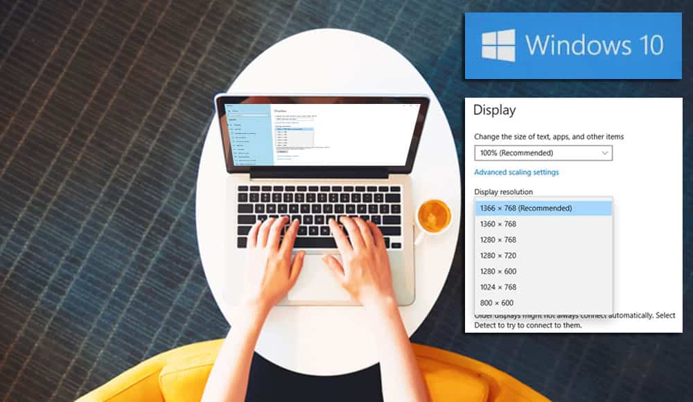 Как да зададете персонализирани резолюции на екрана в Windows 10