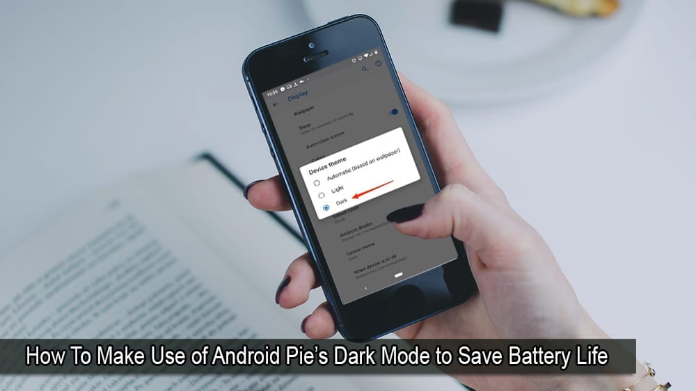 Kuidas kasutada Android Pie tumedat režiimi?