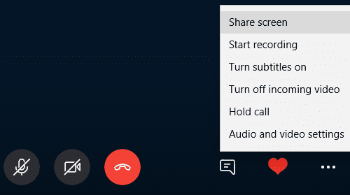 Skype: Bendrinkite kompiuterio ekraną