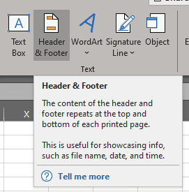 Excel: Afegeix capçalera i peu de pàgina