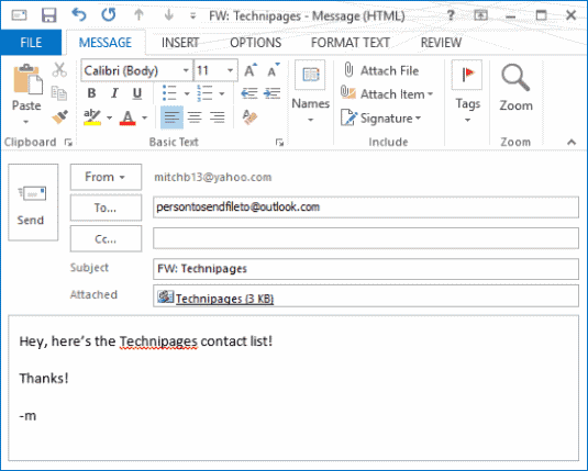 Outlook 2016 i 2013: com enviar una llista de contactes