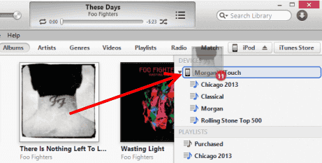 Kappaleiden siirtäminen CD:ltä iPodiin, iPhoneen tai iPadiin