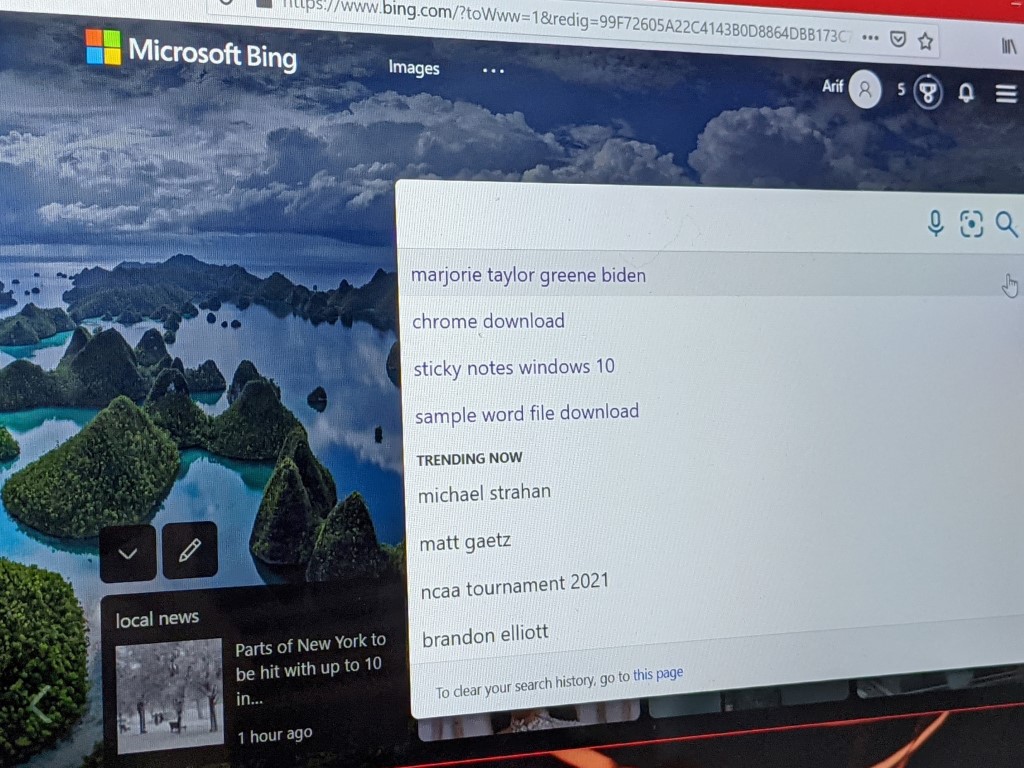 Kuidas kustutada oma Bingi otsinguajalugu ja Microsoft Edgei ajalugu ning võtta kontrolli alla oma privaatsus
