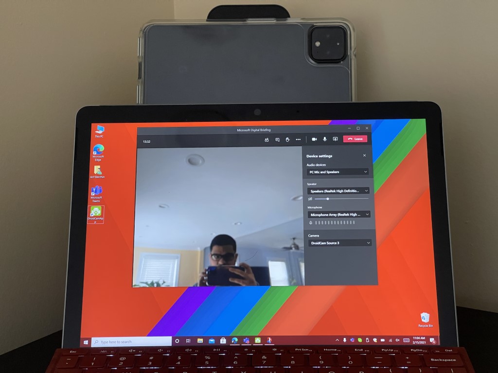 Sådan bruger du din Android-telefon som webcam i Microsoft Teams på Windows 10