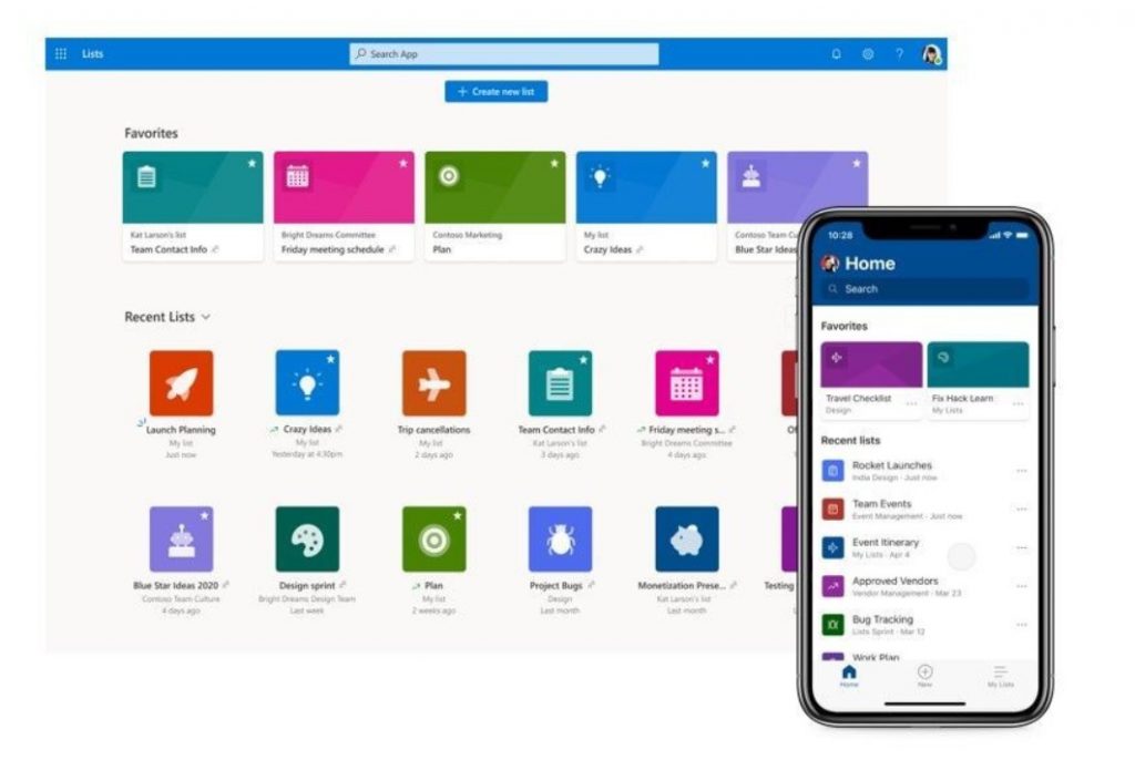 Kā lietot Microsoft sarakstus programmā Microsoft Teams