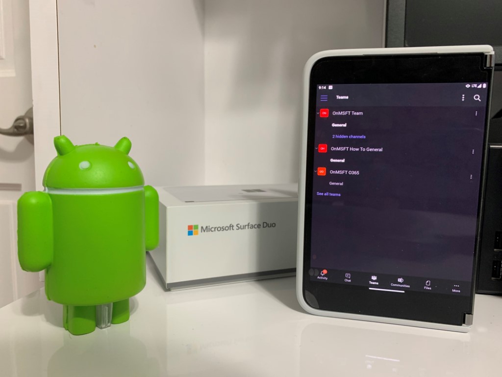Tipy a triky, ako čo najlepšie využiť Microsoft Teams na Surface Duo