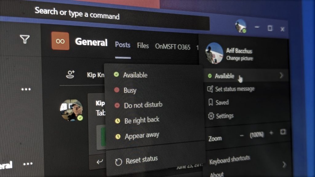 Jak zkontrolovat online přítomnost v Microsoft Teams