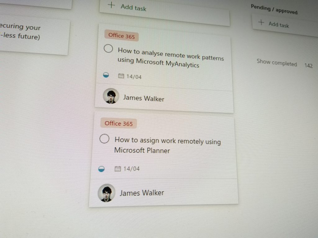 Com assignar tasques quan es treballa de forma remota amb Microsoft Planner