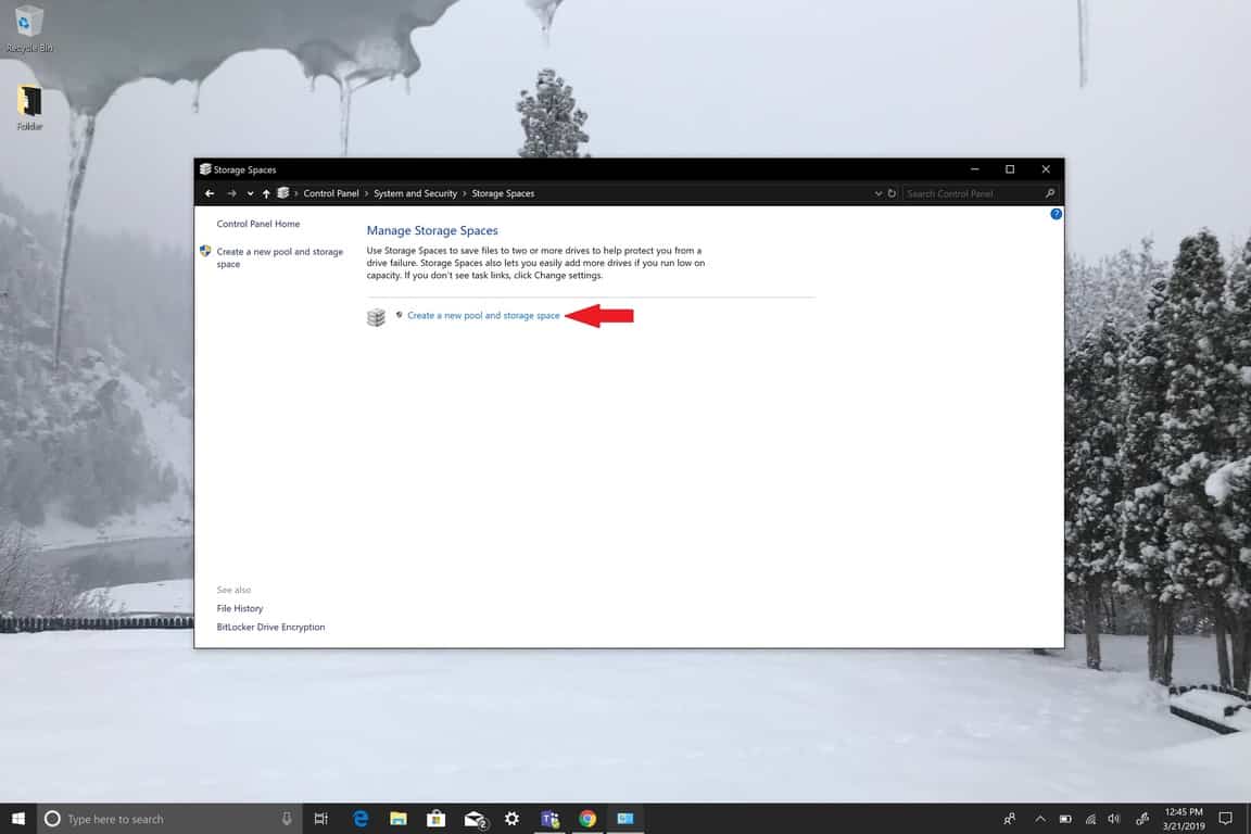 Как да работите с пространства за съхранение в Windows 10