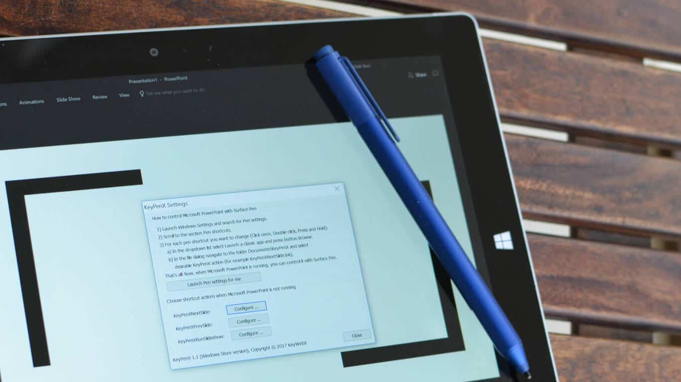 Kā vadīt PowerPoint prezentācijas, izmantojot Surface Pen