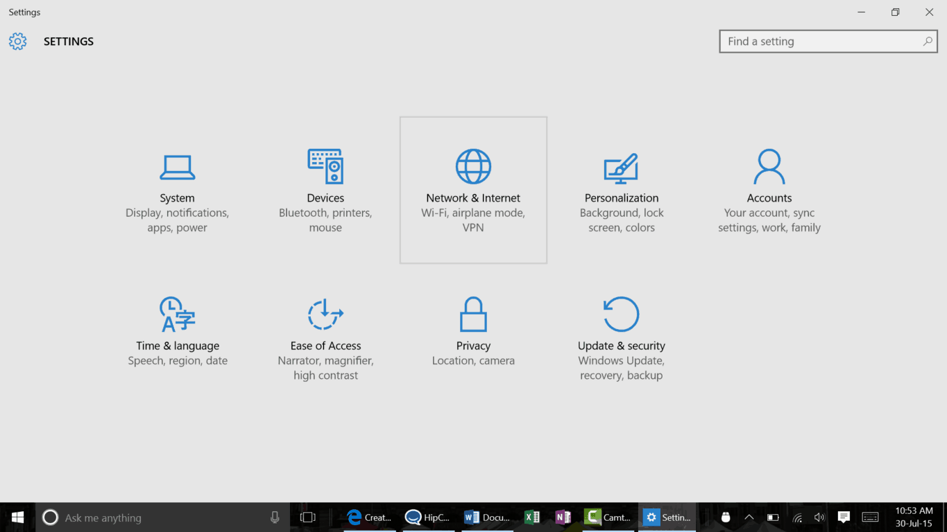 VPN-i seadistamine Windows 10-s