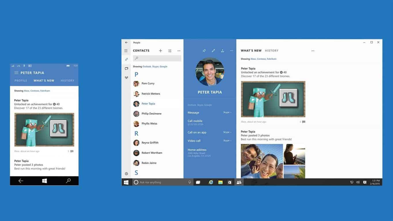 Importujte kontakty z Outlooku do aplikácie Ľudia v systéme Windows 10