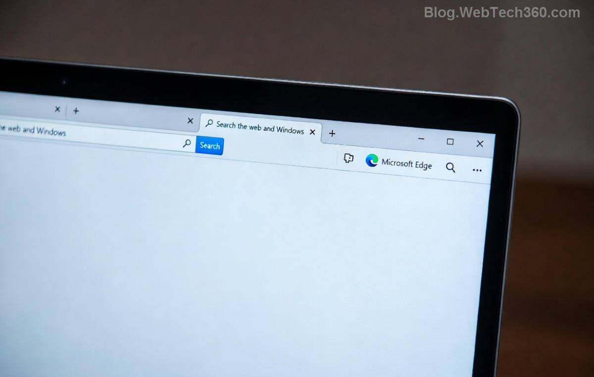 Microsoft Edgen pystyvälilehtien käyttöliittymä, jossa näkyy järjestetty sivupalkki
