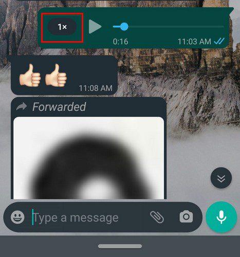 Kā mainīt WhatsApp audio ziņojumu ātrumu
