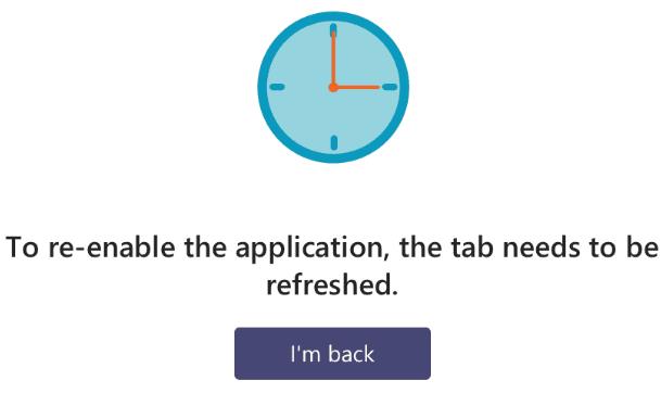 Týmy: Chcete-li aplikaci znovu povolit, obnovte kartu