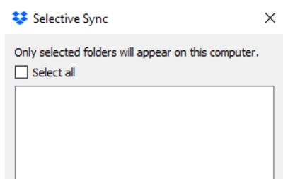 Sincronització selectiva de Dropbox: com utilitzar i solucionar aquesta funció