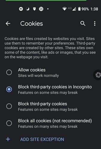 Com habilitar i esborrar les galetes a Chrome, Firefox i Chrome
