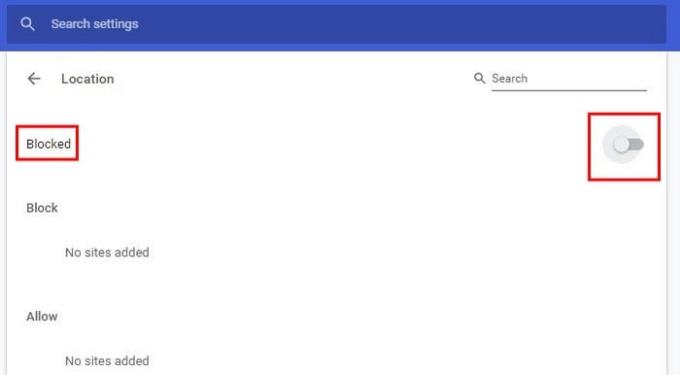 Kā neļaut vietnēm pieprasīt jūsu atrašanās vietu pārlūkā Chrome