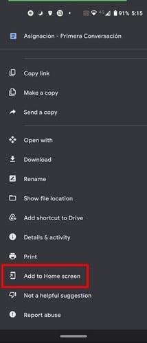 Najhitrejši način za dostop do mape na Google Drive
