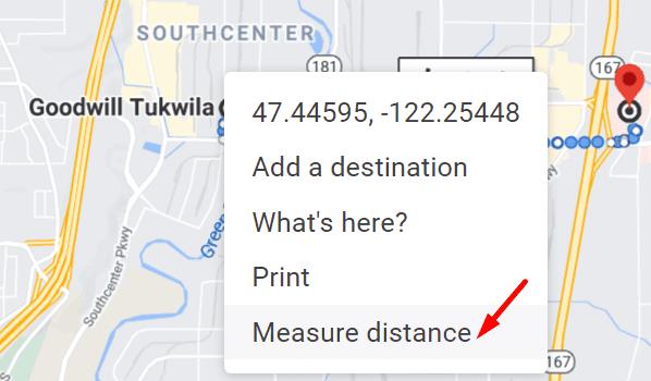Kaip išmatuoti atstumus „Google“ žemėlapiuose