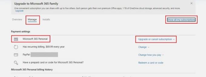 Kaip atšaukti „Microsoft Premium“ prenumeratą