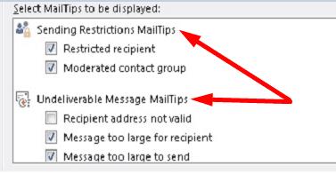Τρόπος χρήσης MailTips στο Microsoft Outlook