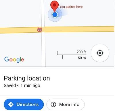 Hur man använder Google Maps för att hitta din parkerade bil