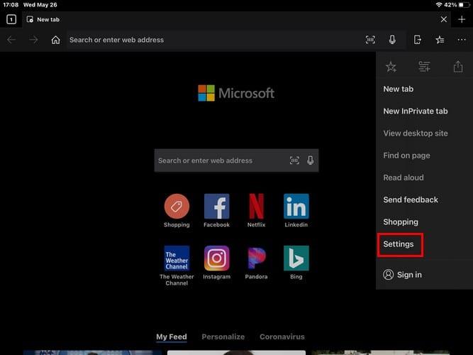 Sådan stopper du med at få indkøbskuponer i Microsoft Edge