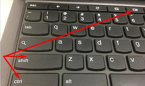 Как да направите екранна снимка на лаптоп Chromebook