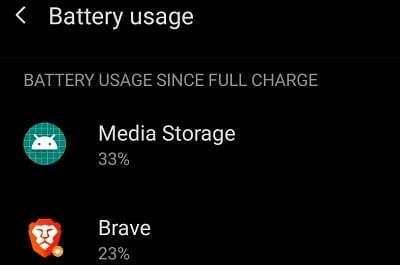 Solució: l'emmagatzematge multimèdia està esgotant la bateria a Android