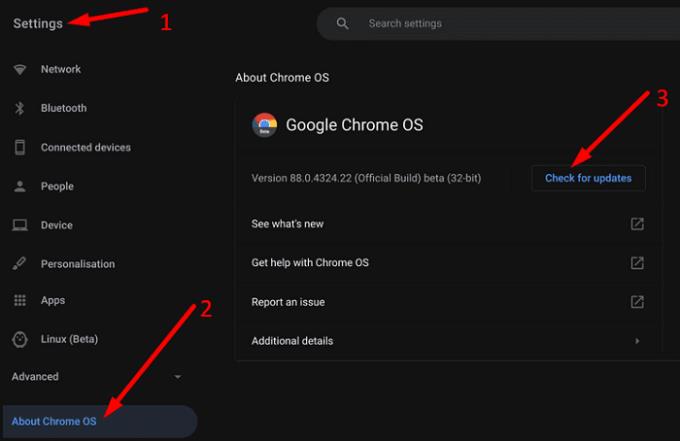 Popravak: Chromebook se neće povezati s Bluetooth uređajima