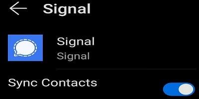 Zakaj ne morem najti svojih stikov na Signal?