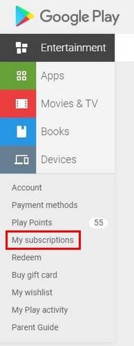 Google Play: Com tornar a subscriure's a una aplicació