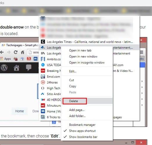 Com gestionar les adreces d'interès a Google Chrome