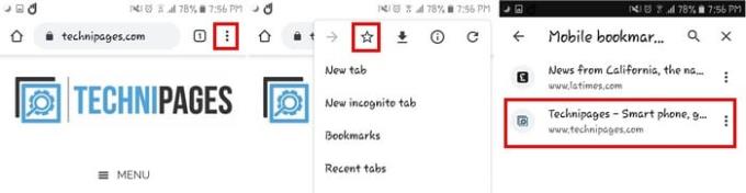 Com gestionar les adreces d'interès a Google Chrome