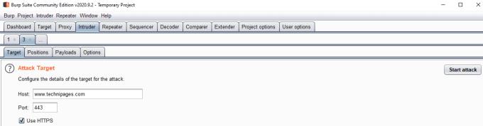 Com utilitzar Burp Suite Intruder per provar camps web potencialment vulnerables