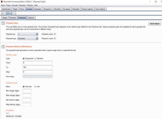 Com utilitzar Burp Suite Intruder per provar camps web potencialment vulnerables