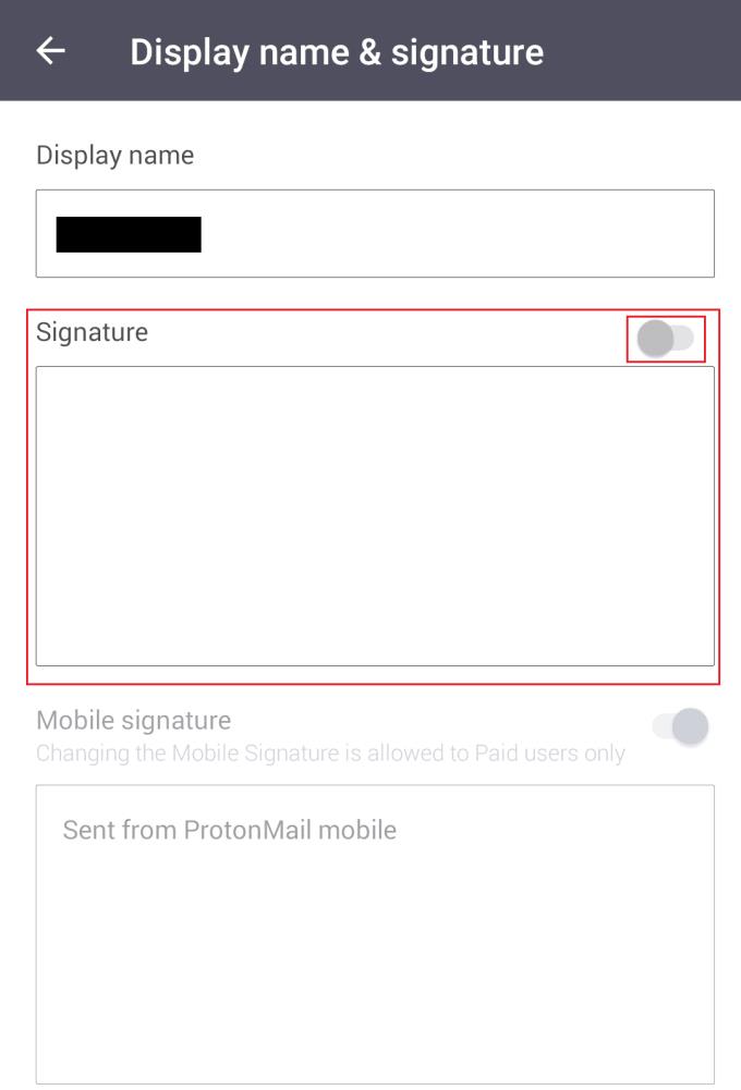 Protonmail: Si të shtoni një nënshkrim të personalizuar