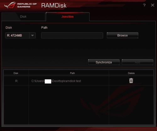 Hvernig á að búa til vinnsluminni disk með ASUS ROG RAMDisk