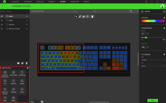 Razer Synapse 3.0: Com configurar un esquema de colors de retroil·luminació del teclat personalitzat