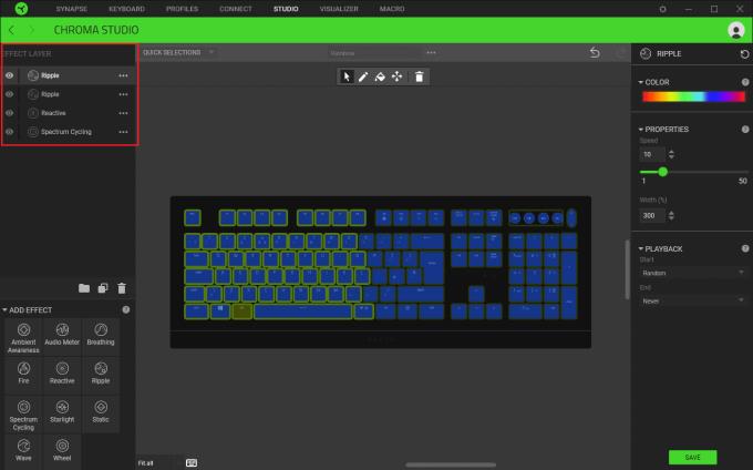 Razer Synapse 3.0: Com configurar un esquema de colors de retroil·luminació del teclat personalitzat