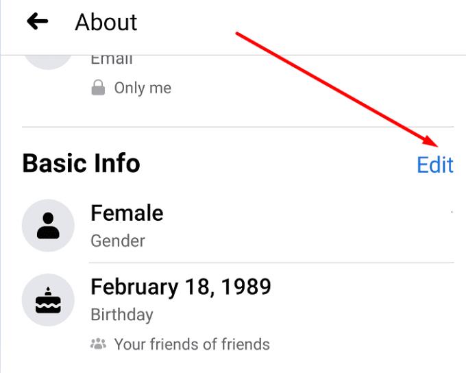 Hogyan lehet megakadályozni, hogy a Facebook bejelentse a születésnapomat